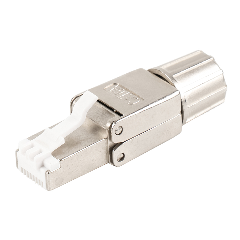 Connecteur RJ45 sans outil blindé Cat6A RJ-G40S-1-C6A Connecteur RJ45 sans outil blindé Cat6A RJ-G40S-1-C6A