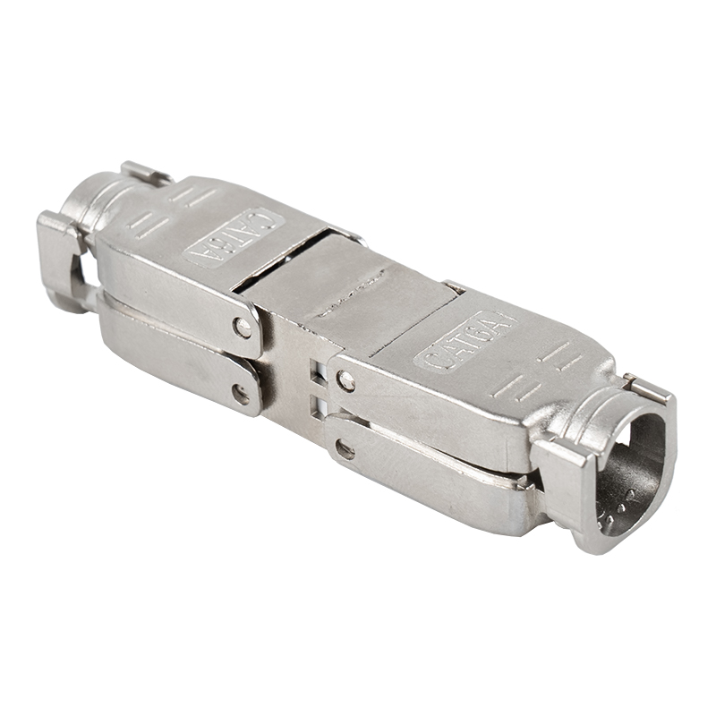 Connecteur sans outil de type push-down blindé Cat6A RJ-603S-3-C6A Connecteur sans outil de type push-down blindé Cat6A RJ-603S-3-C6A