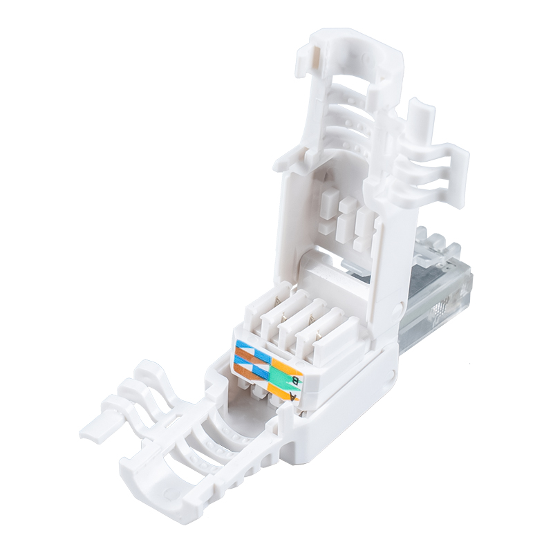 Connecteur RJ45 sans outil non blindé Cat6A (avec ailes) RJ-688X-C6A Connecteur RJ45 sans outil non blindé Cat6A (avec ailes) RJ-688X-C6A