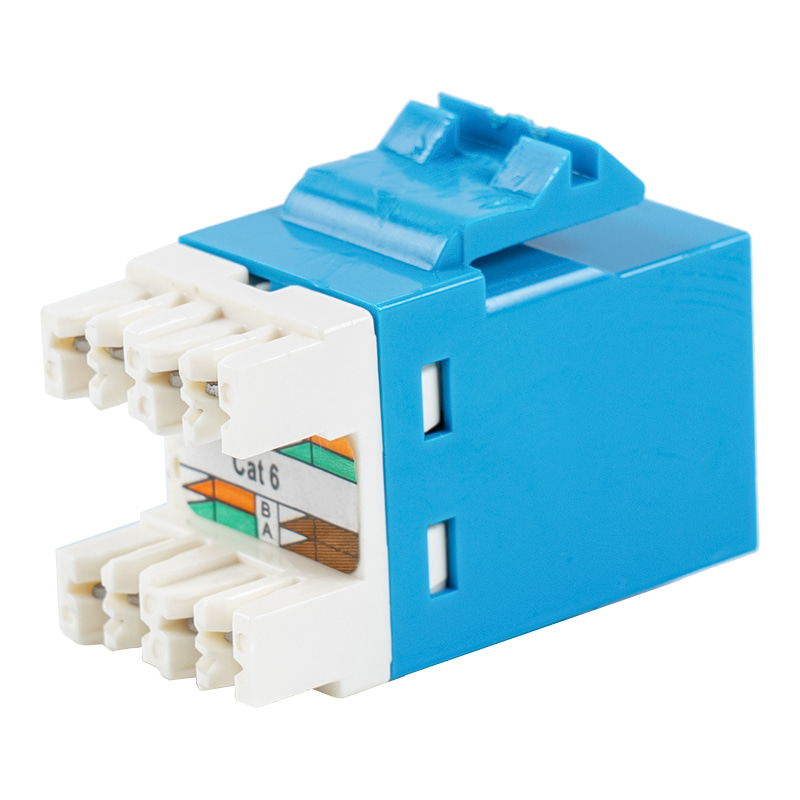 Prise modulaire 180° non blindée Cat6 SM-2027H8C6 Prise modulaire 180° non blindée Cat6 SM-2027H8C6