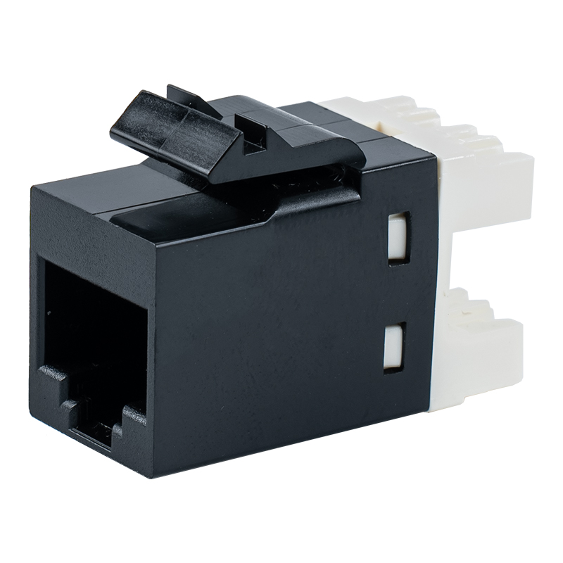Prise modulaire 180° non blindée Cat6 SM-2027H8C6