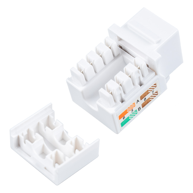 Prise modulaire 90° non blindée Cat6 SM-2053H8C6 Prise modulaire 90° non blindée Cat6 SM-2053H8C6