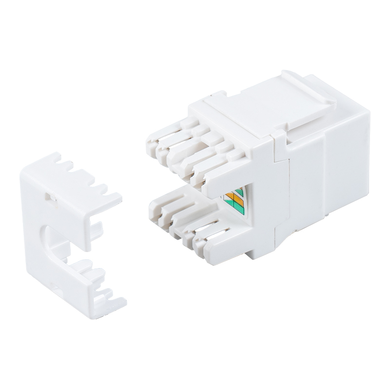 Prise modulaire 180° non blindée Cat6 (avec obturateur) SM-2064CD8C6 Prise modulaire 180° non blindée Cat6 (avec obturateur) SM-2064CD8C6