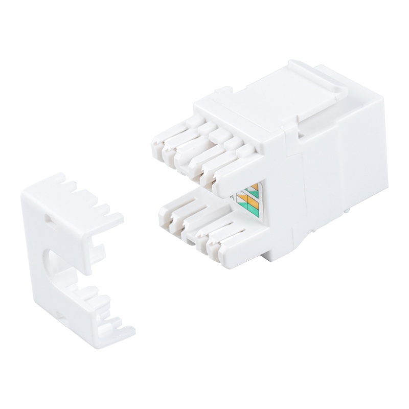 Prise modulaire 180° non blindée Cat6 (avec obturateur) SM-2064CD8C6 Prise modulaire 180° non blindée Cat6 (avec obturateur) SM-2064CD8C6