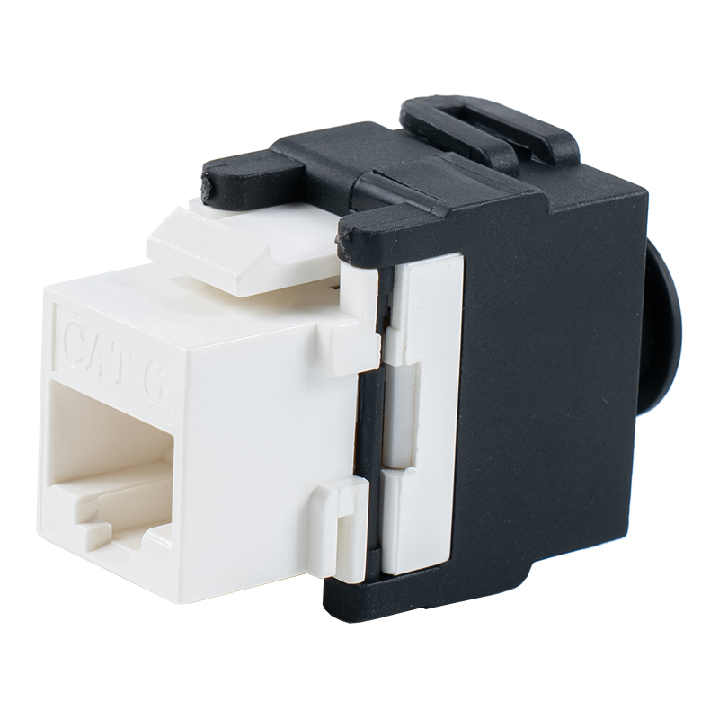 Prise modulaire sans outil 180° non blindée Cat6 (type à ouverture rabattable) SM-2336H8C6 Prise modulaire sans outil 180° non blindée Cat6 (type à ouverture rabattable) SM-2336H8C6