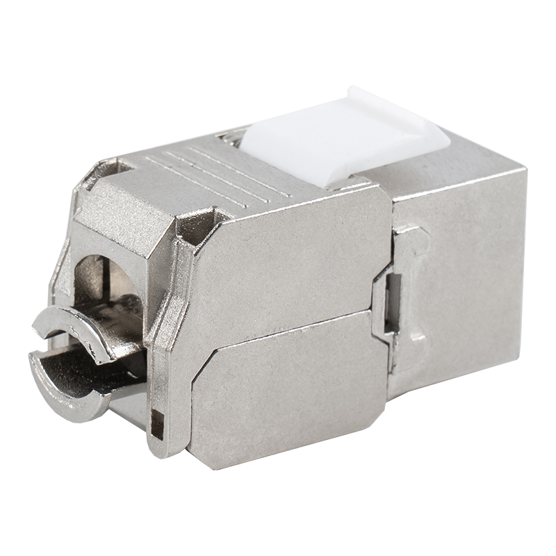 Prise Keystone sans Tolless blindée C6A à 180° (type à ouverture rabattable) SM-2336SH8C6A Prise Keystone sans Tolless blindée C6A à 180° (type à ouverture rabattable) SM-2336SH8C6A