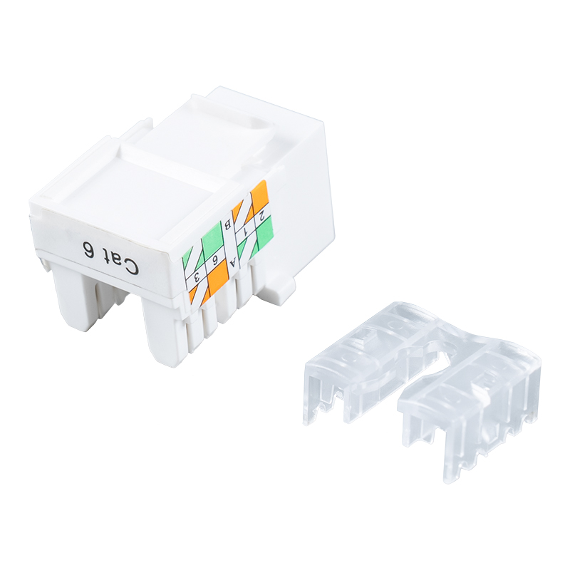 Prise Keystone 90° non blindée Cat6 SM-2337H8C6 Prise Keystone 90° non blindée Cat6 SM-2337H8C6