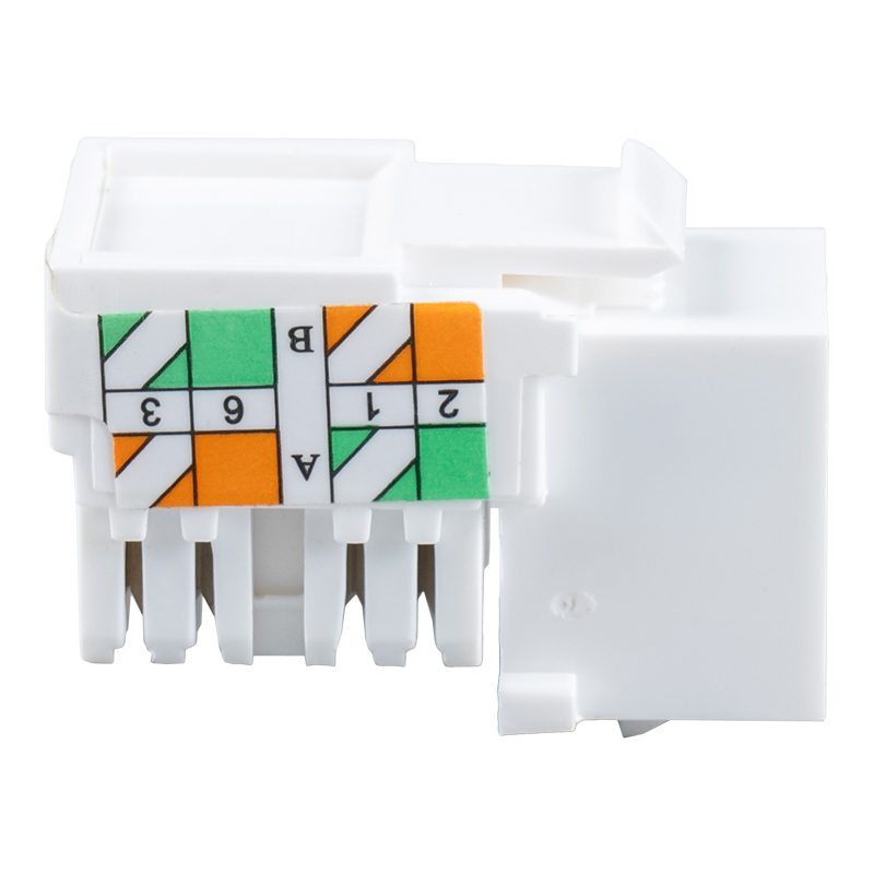 Prise Keystone 90° non blindée Cat6 SM-2337H8C6 Prise Keystone 90° non blindée Cat6 SM-2337H8C6