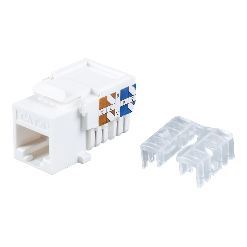 Prise Keystone 90° non blindée Cat6 SM-2337H8C6