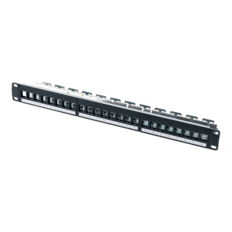 Rack vide blindé 19 pouces 1U 24 ports (avec carte numérique) SP-3245S-24P