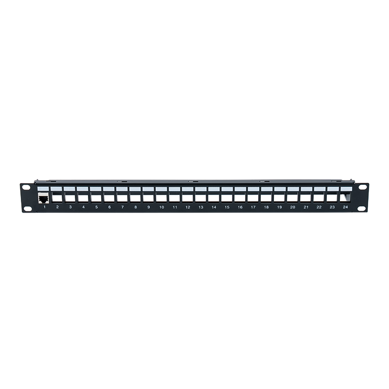 Panneau de brassage blindé 19 pouces 1U 24 ports (avec module C6) SP-3260-24P Panneau de brassage blindé 19 pouces 1U 24 ports (avec module C6) SP-3260-24P