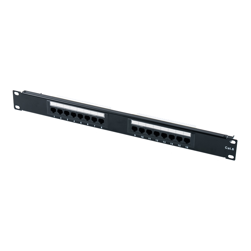 Panneau de brassage Cat6e 19 pouces 1U non blindé à 24 ports (IDC double usage) SP-3310D24-C6A Panneau de brassage Cat6e 19 pouces 1U non blindé à 24 ports (IDC double usage) SP-3310D24-C6A