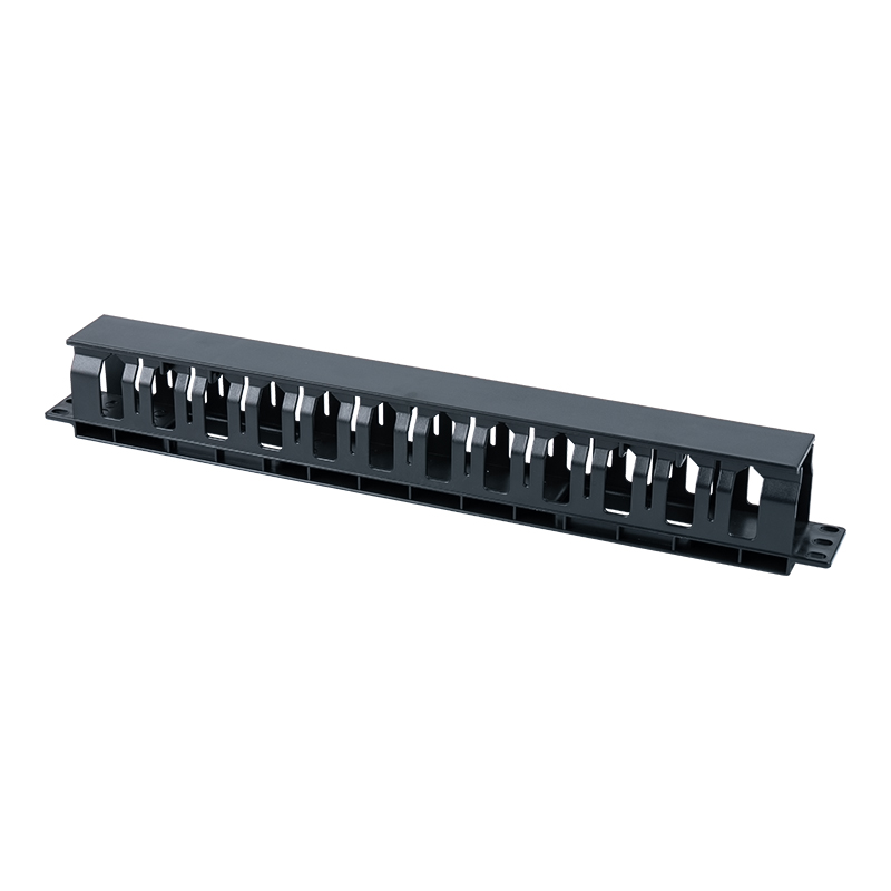 Support de gestion de câbles en plastique 1U de 119 pouces (12 ports) SP-3649-1U