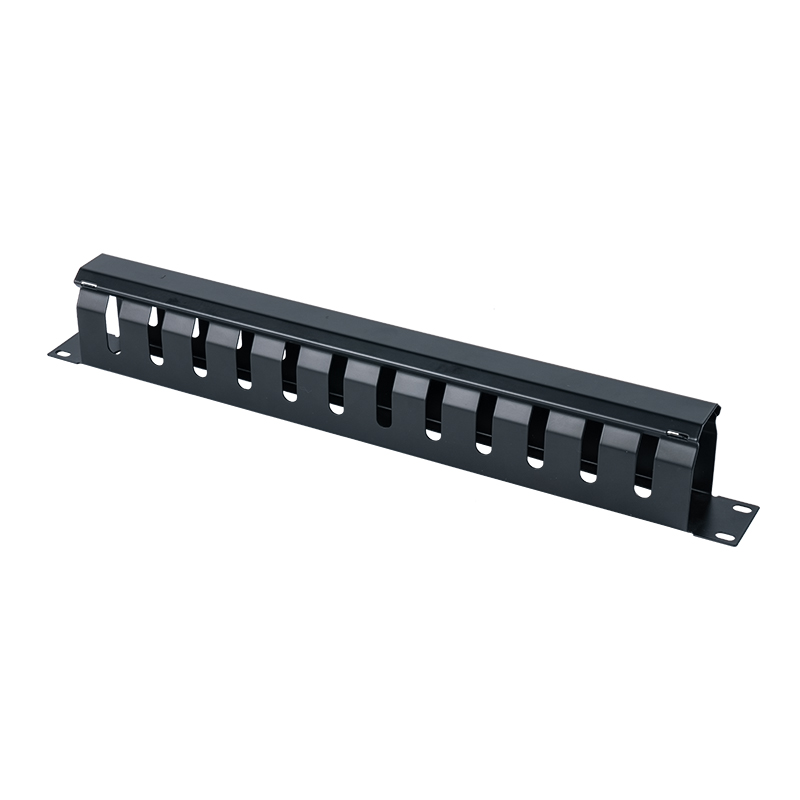 Support de gestion de câbles en métal 1U de 19 pouces (12 ports) SP-3670-1U Support de gestion de câbles en métal 1U de 19 pouces (12 ports) SP-3670-1U