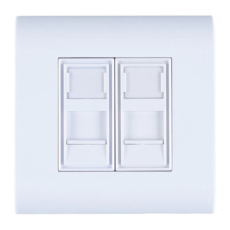 Plaque murale vierge de type 80 avec 2 ouvertures SW-4226A SW-4228A