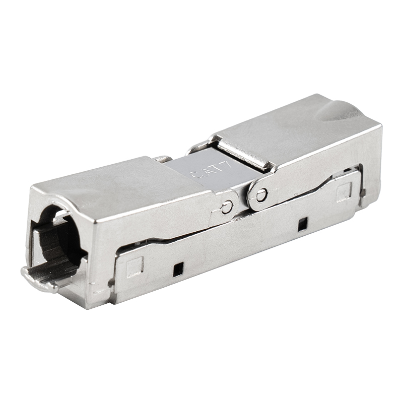 Connecteur sans outil de type push-down blindé Cat6A (ouverture unique) RJ-604S-1-C6A