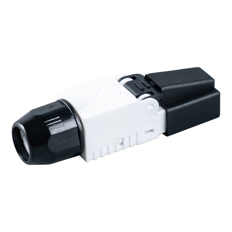 Connecteur RJ45 sans outil non blindé Cat7 (avec capuchons en plastique sur la tête) RJ-G50U-1-C7