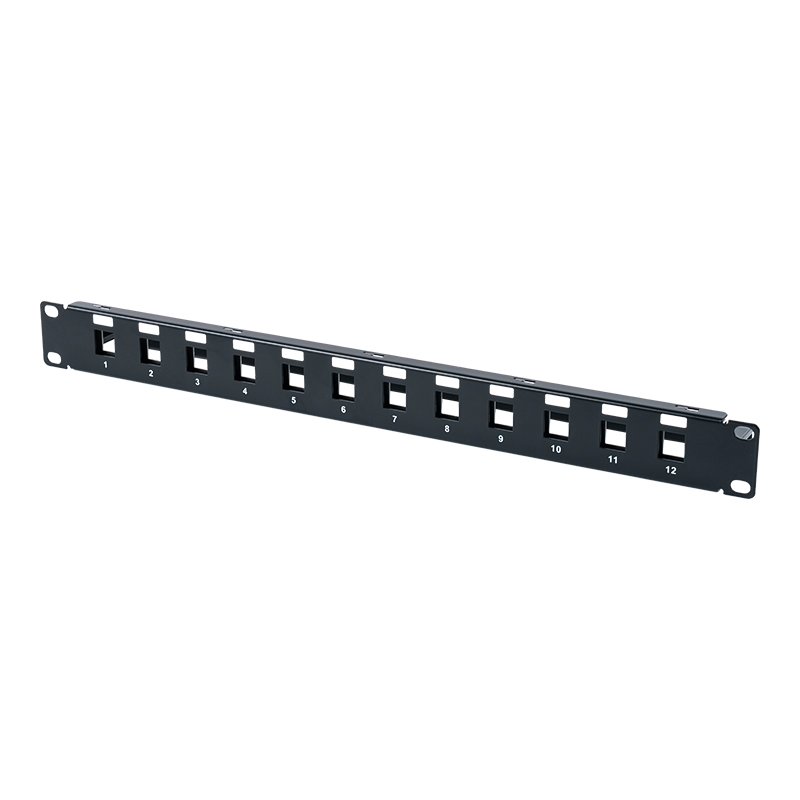 Cadre vierge blindé 19 pouces 1U 12 ports SP-3409S-12P